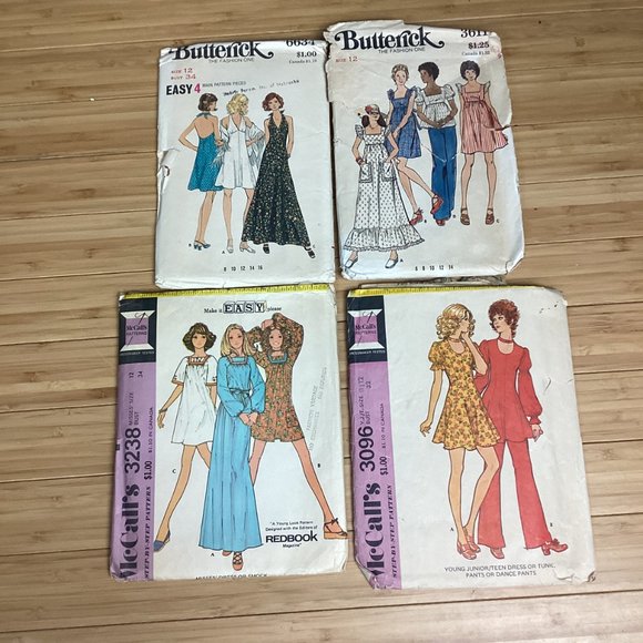 Vintage Sewing Patterns:60s & 70s size 12 - Picture 1 of 10